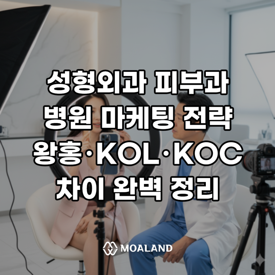 병원 마케팅 성공 전략, 왕홍 vs KOL·KOC 차이 완벽 정리