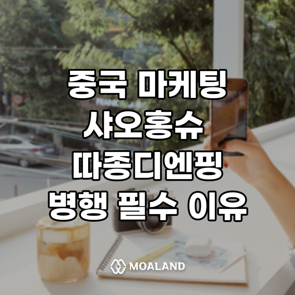 중국 마케팅 샤오홍슈 따종디엔핑 병행이 필수인 이유