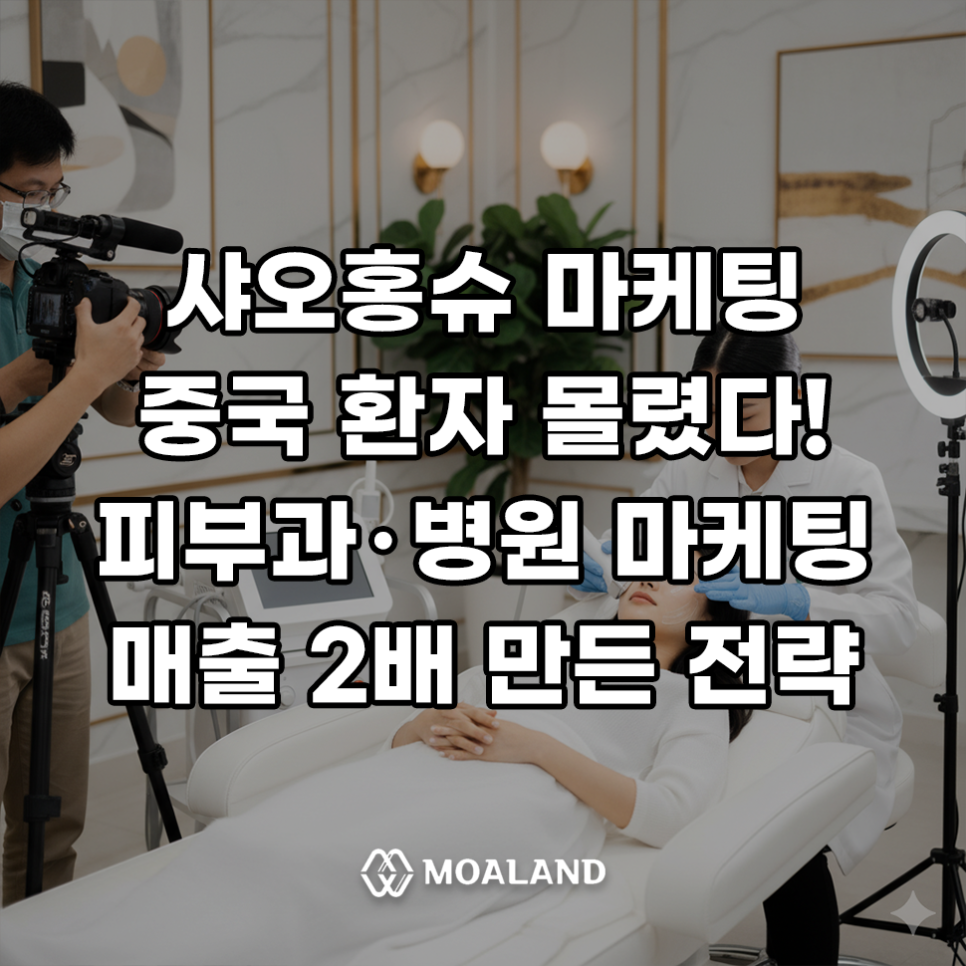 샤오홍슈 마케팅으로 중국 환자 몰렸다! 피부과 매출 2배 만든 마케팅 전략